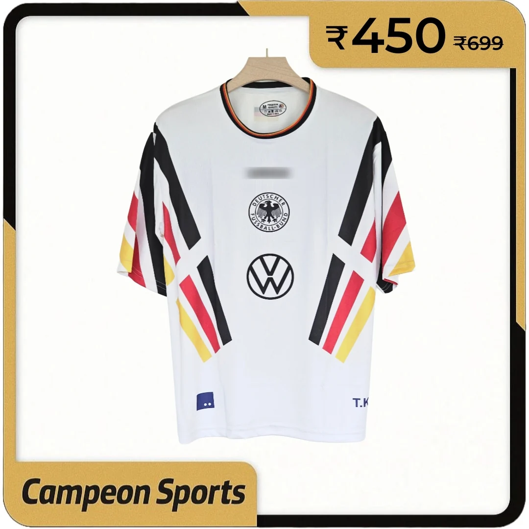 1996 Germany Home Jersey - Beckenbauer Five-Sleeve Edition