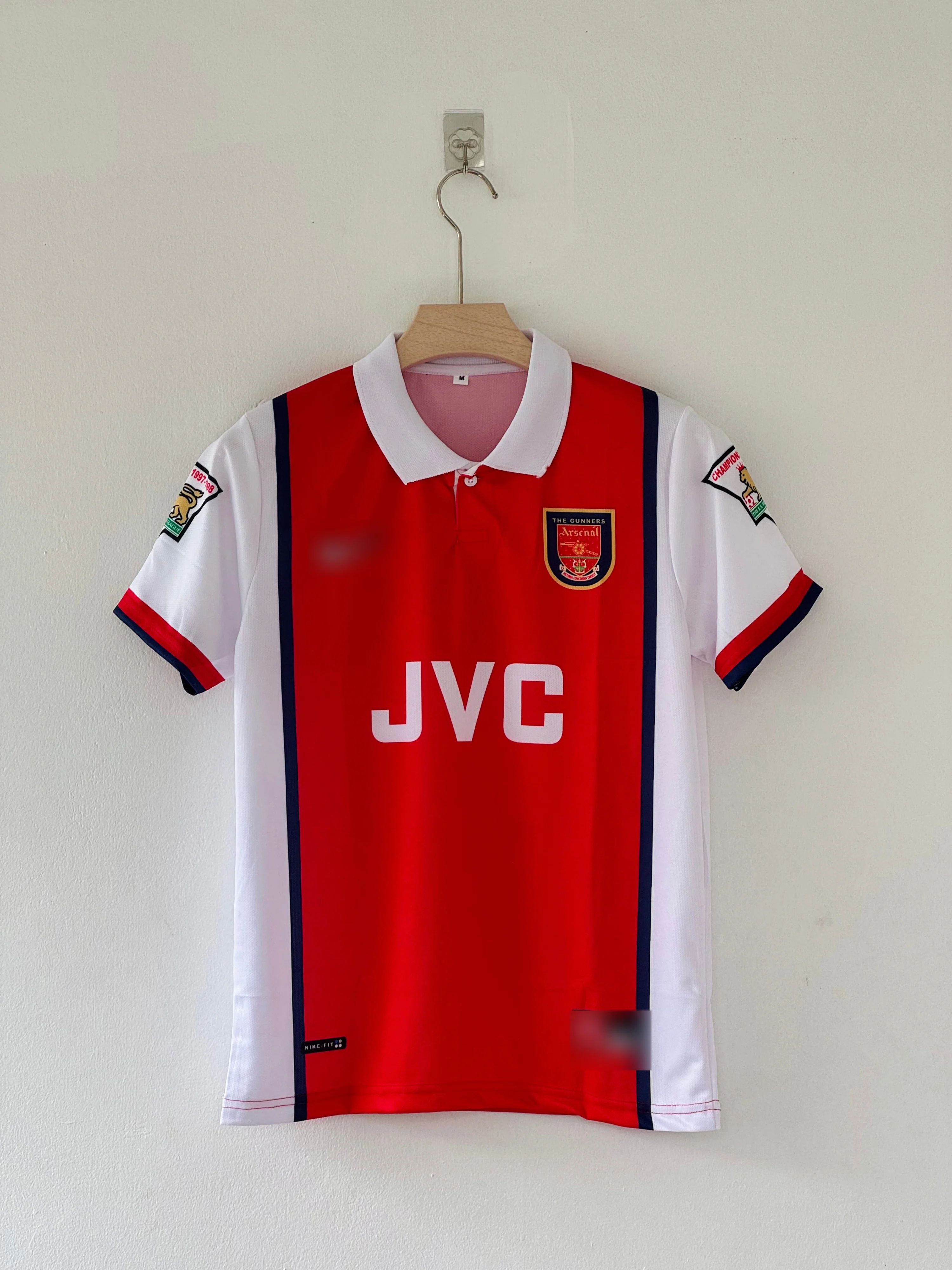 1998-99 Arsenal Home Jersey - Bergkamp Edition - Image 2