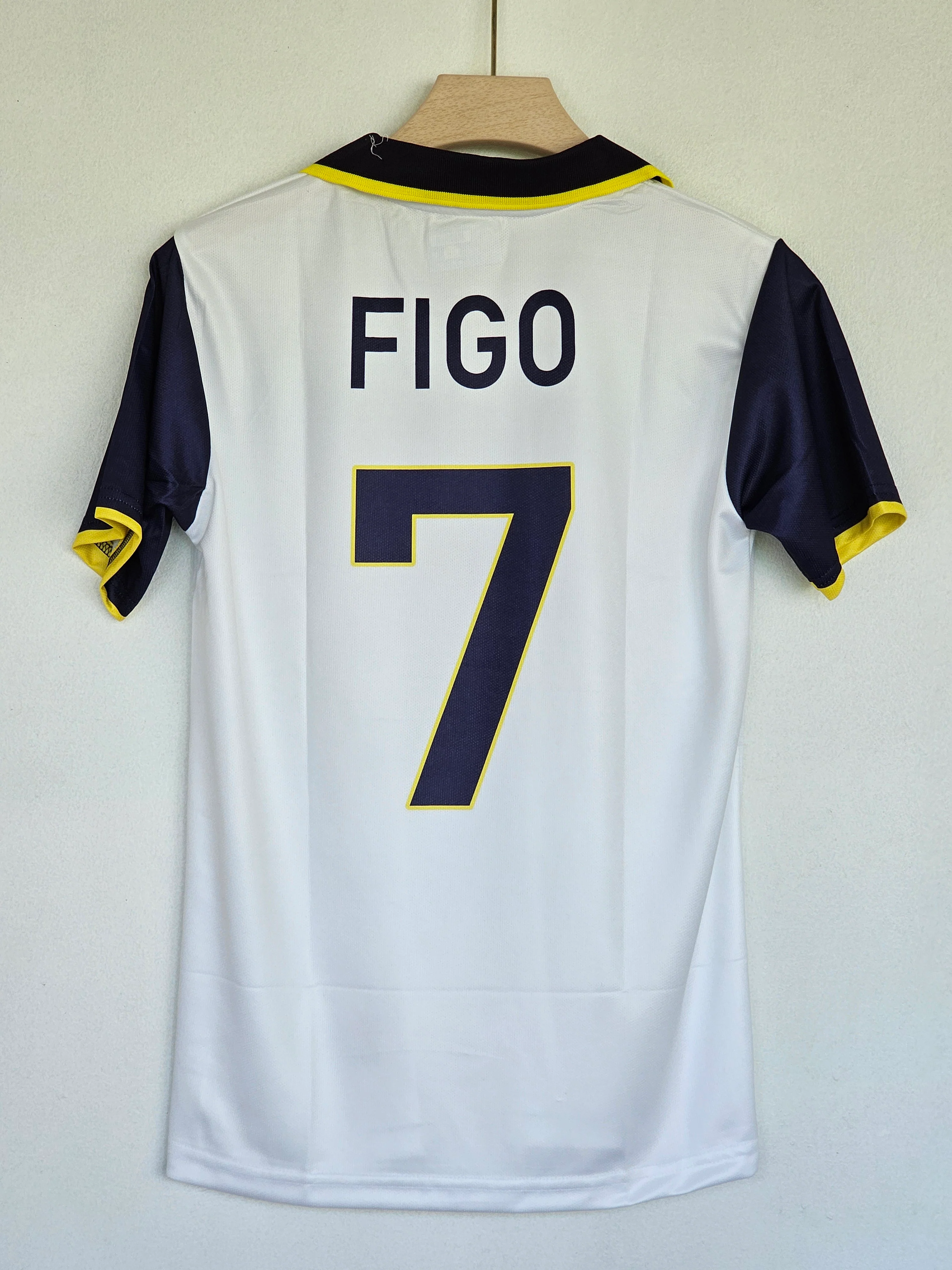 2001-02 Portugal Away Jersey - Luís Figo Embroidery Edition - Image 2
