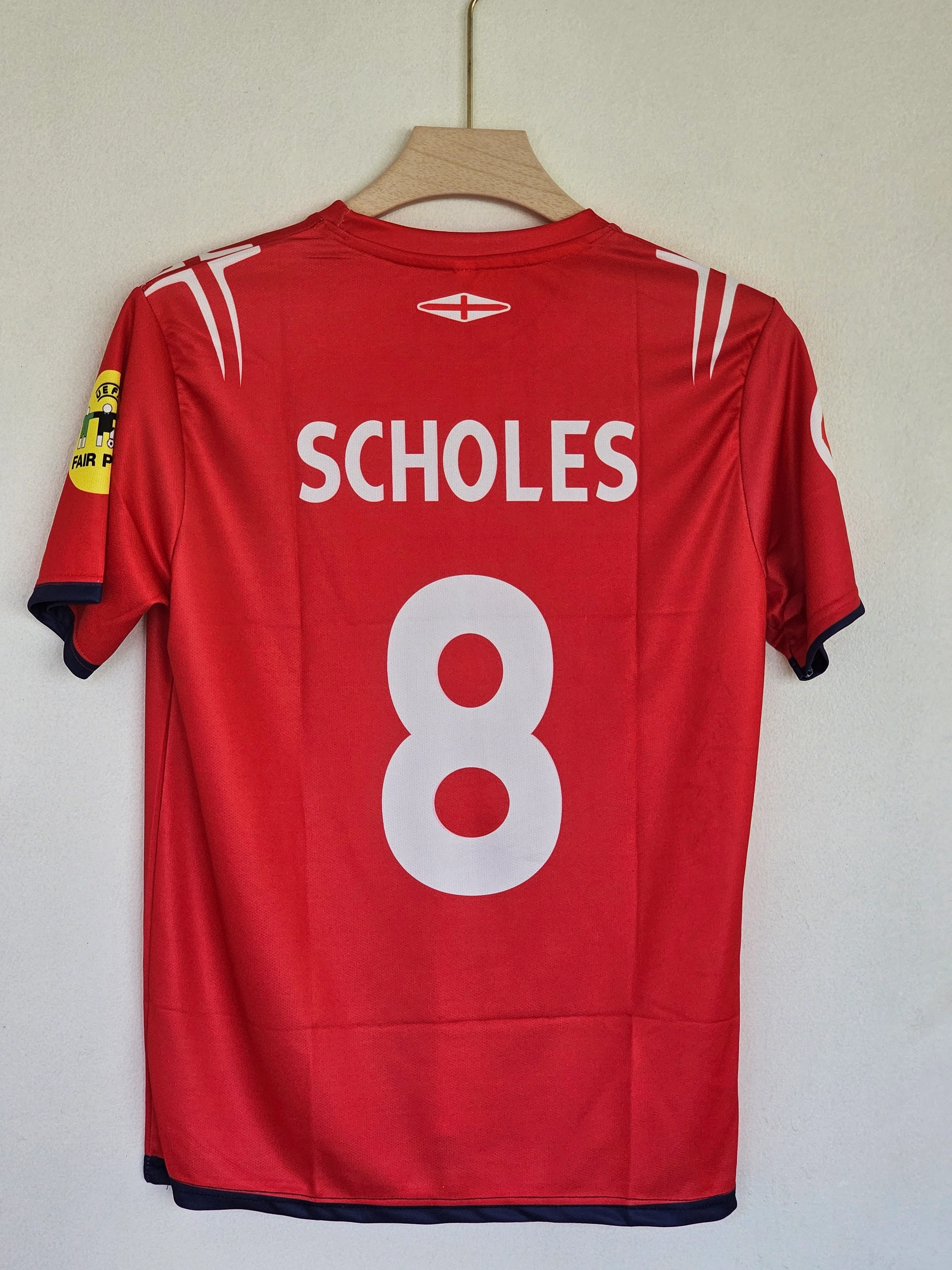 2004 England Away Jersey - Paul Scholes Edition - Image 2