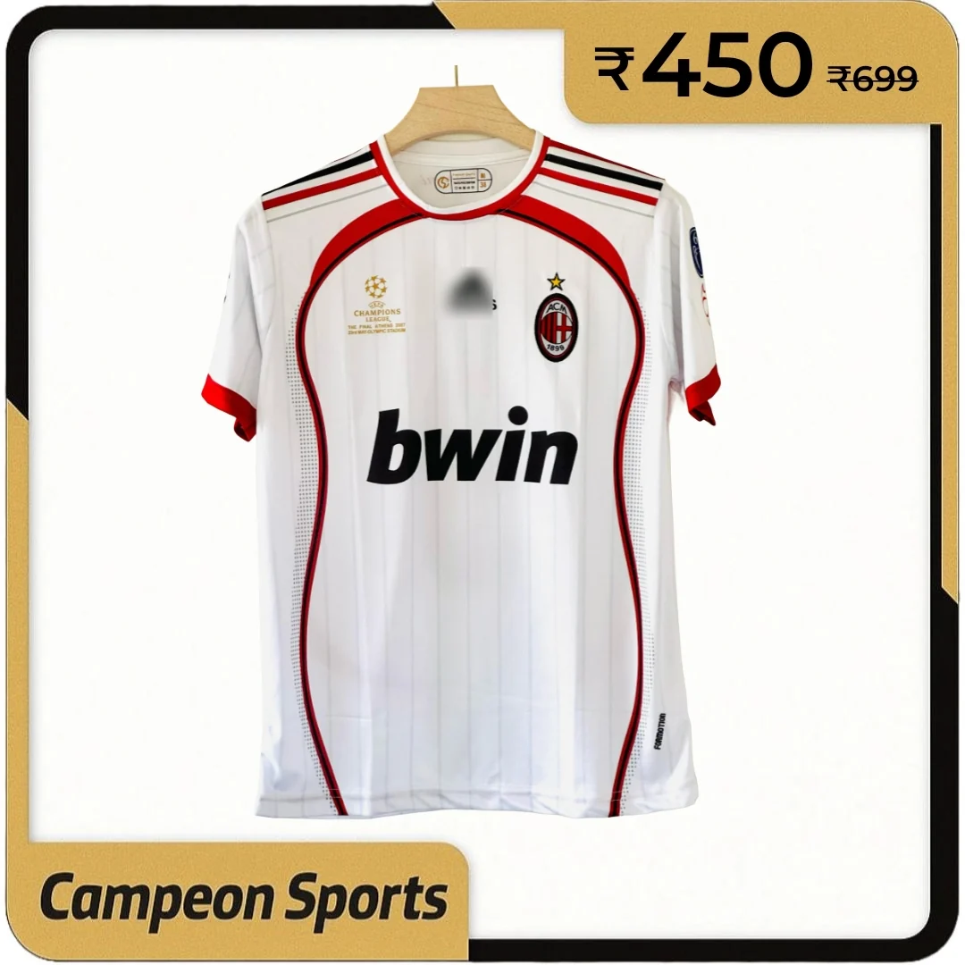 2006-07 AC Milan Away Jersey – Paolo Maldini Embroidery Edition