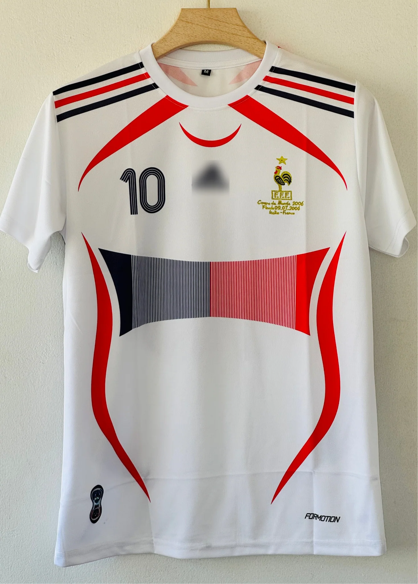 2006 France Retro Away Jersey - World Cup Final Zidane   Edition embroidery - Image 2
