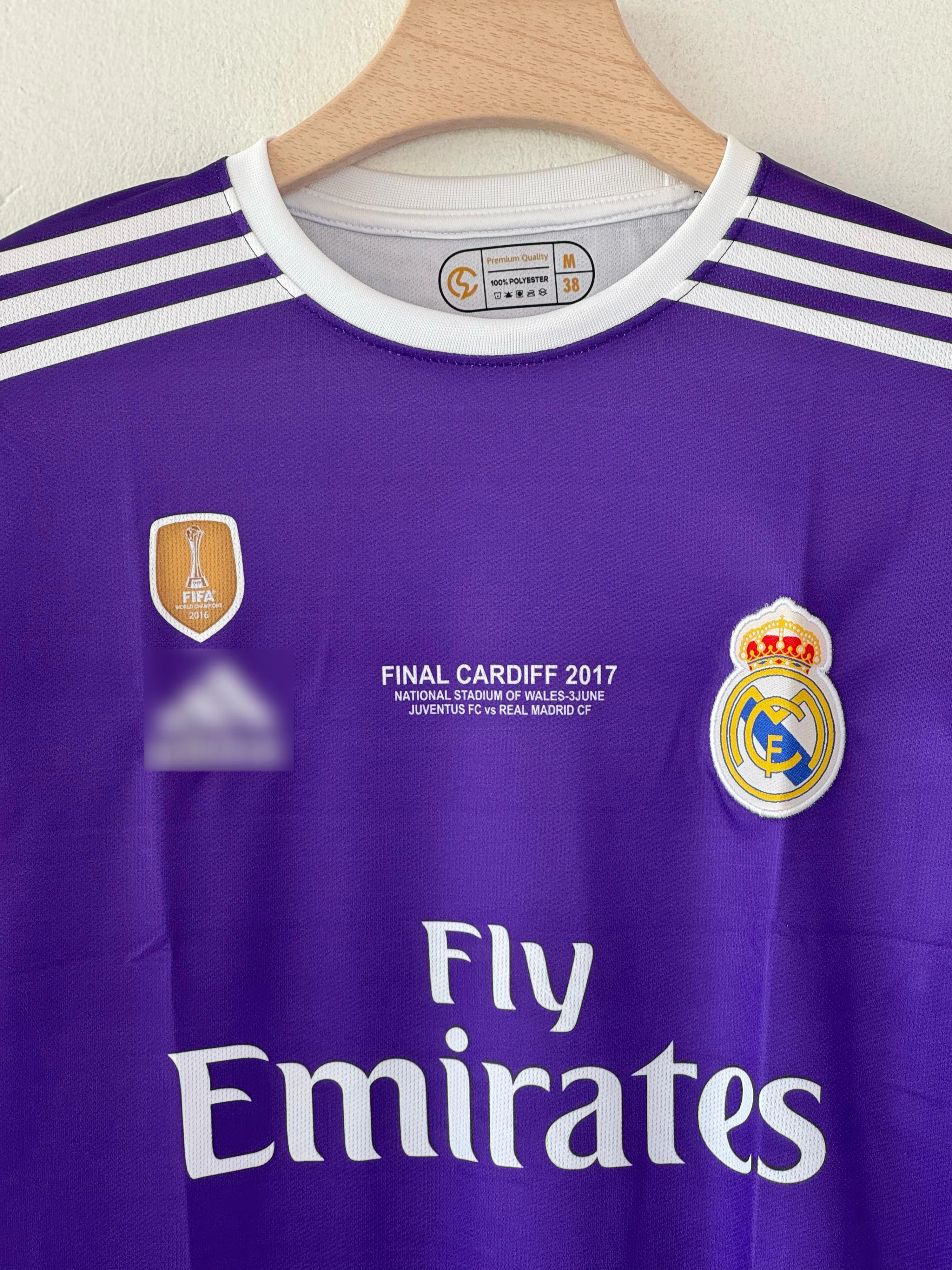 2016-17 Real Madrid Away Jersey – Cristiano Ronaldo Full sleeve embroidery edition - Image 4