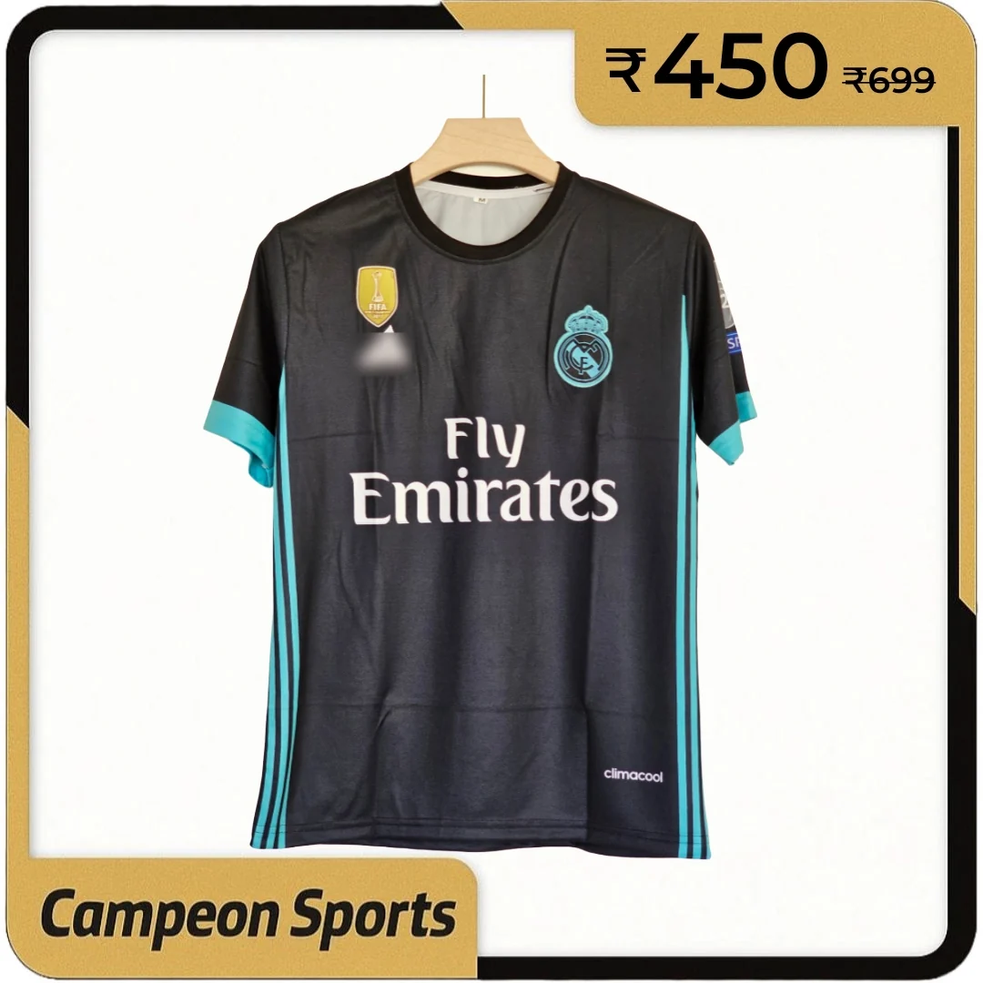 2017-18 Real Madrid Away Kit - Cristiano Ronaldo Embroidery Edition
