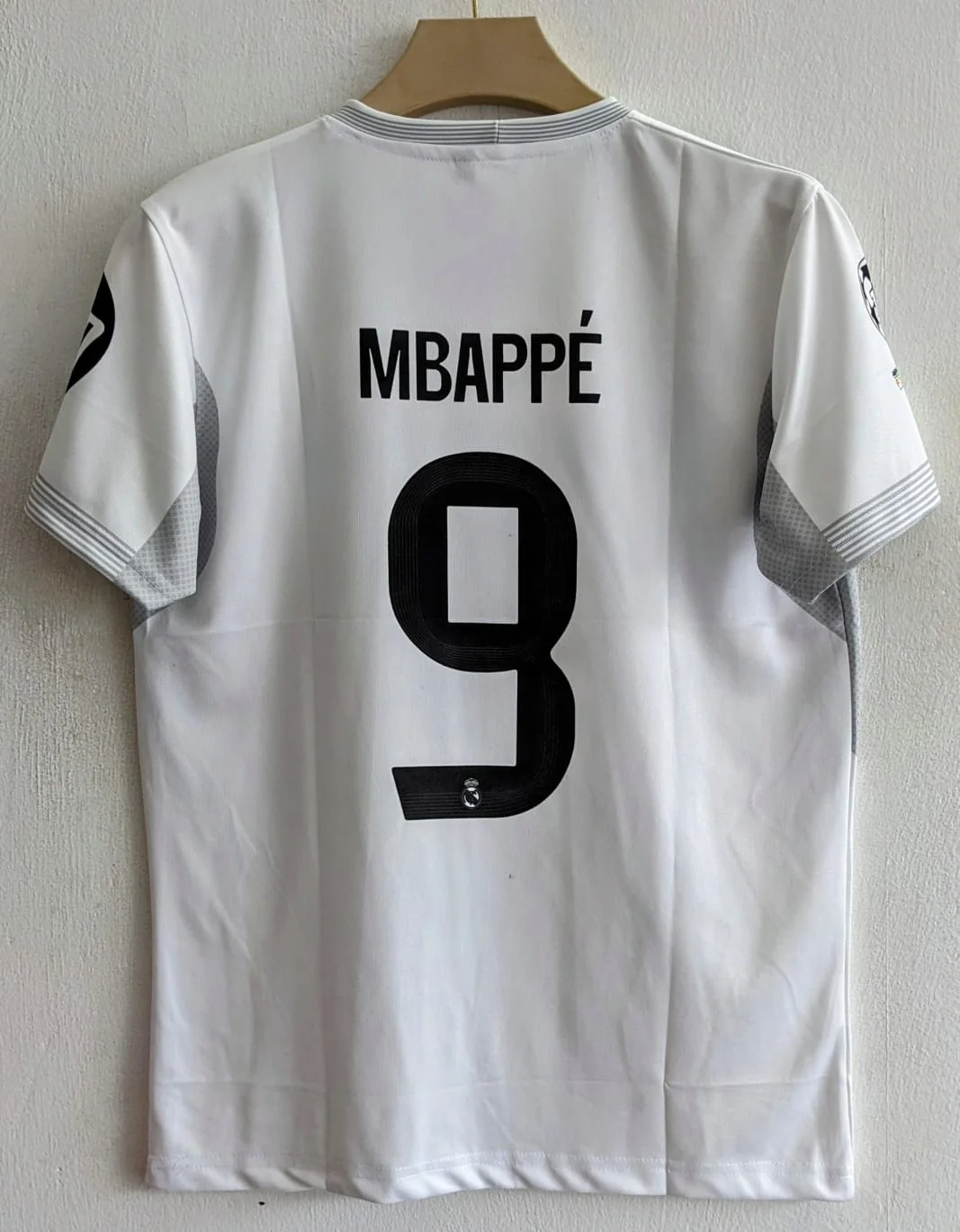 2025 Real Madrid Home Jersey – Official Edition Mbappe embroidery - Image 3