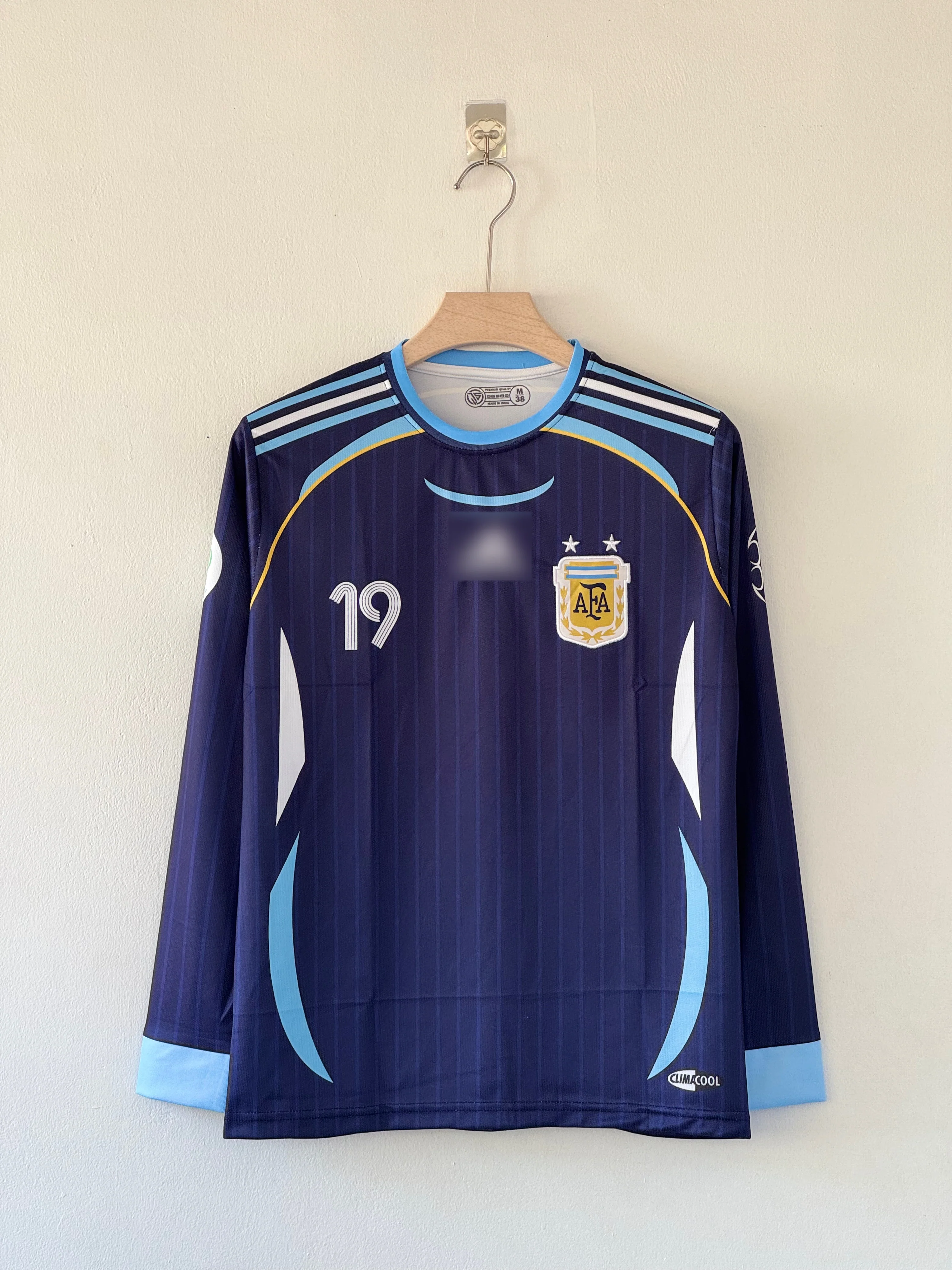Argentina 2006 worldcup full sleeve messi edition retro jersey - Image 2