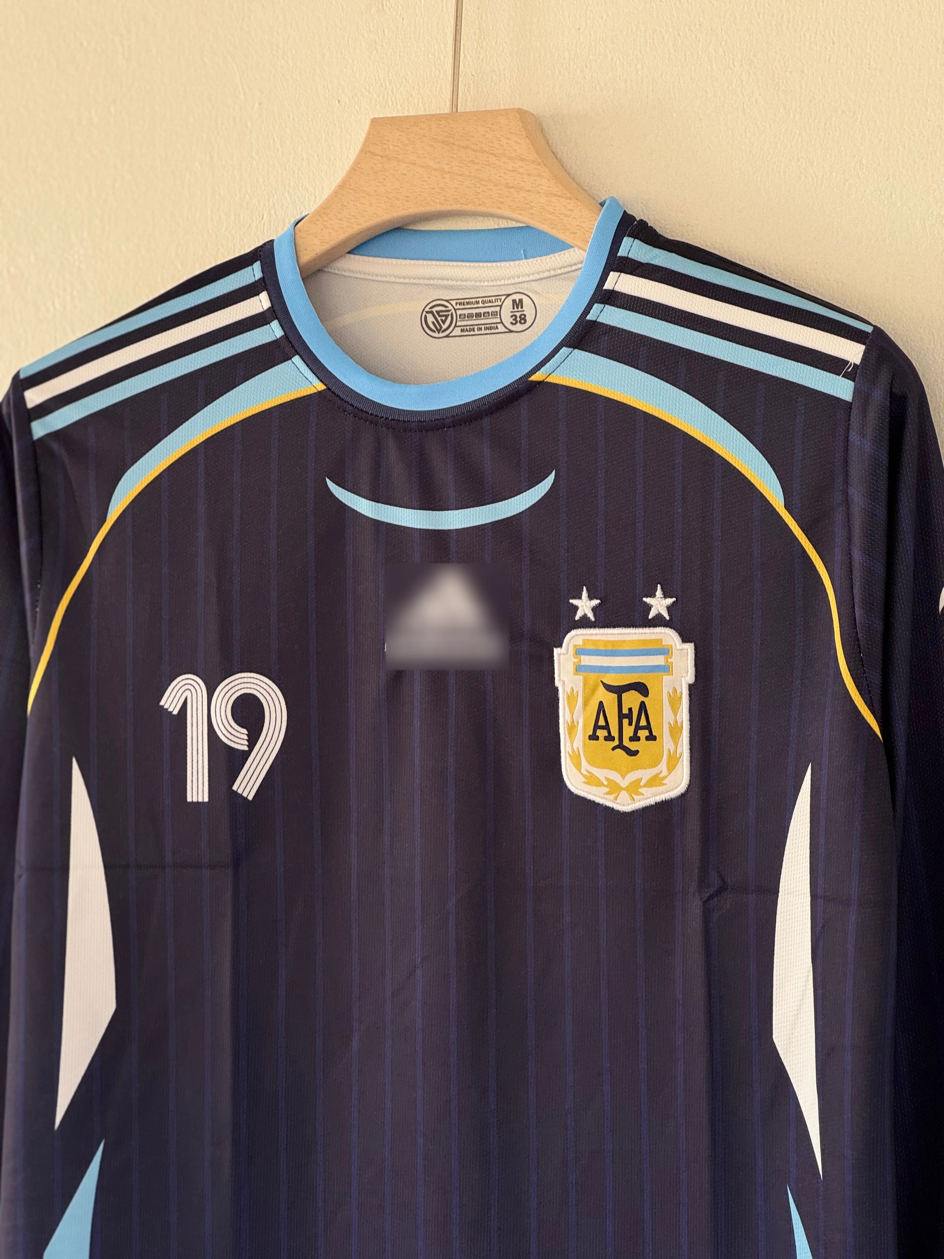 Argentina 2006 worldcup full sleeve messi edition retro jersey - Image 3
