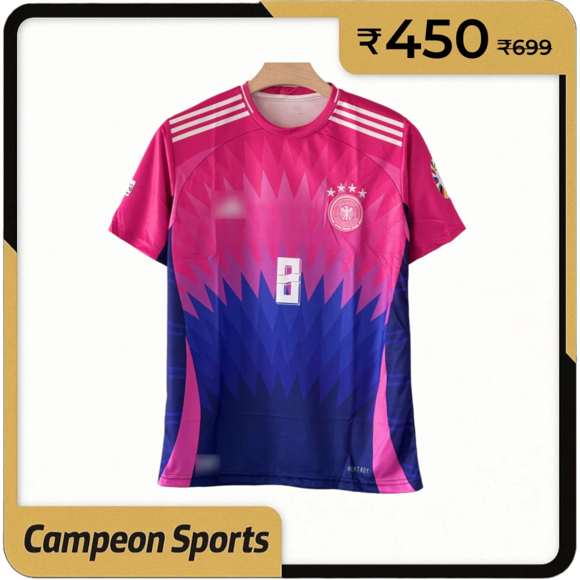 Bold Gradient Identity — Germany 24 Away Jersey