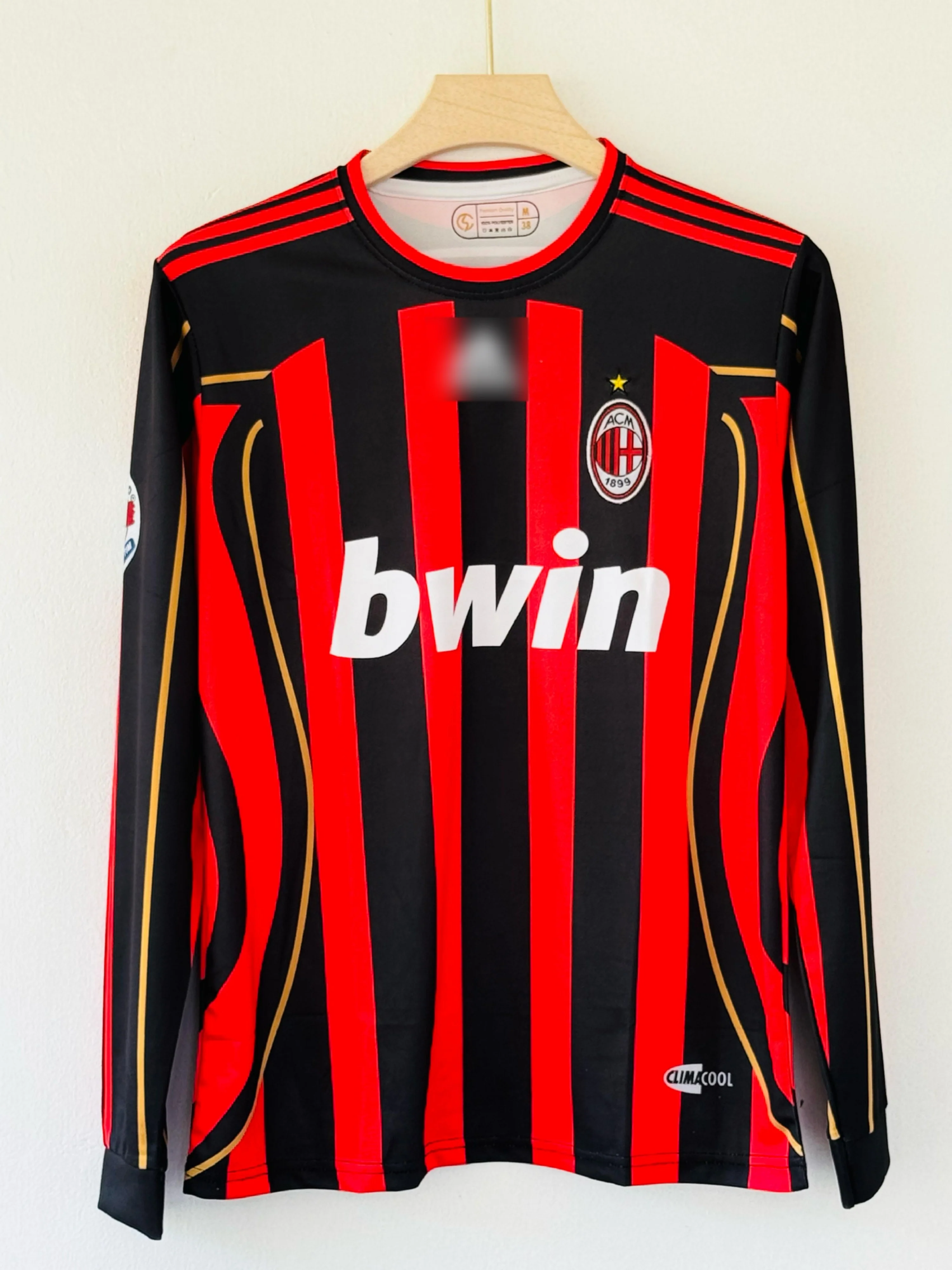 Celebrate maldini Season with the 2006-07 AC Milan Home Jersey – Full Sleeve Embroidery Edition - Image 4