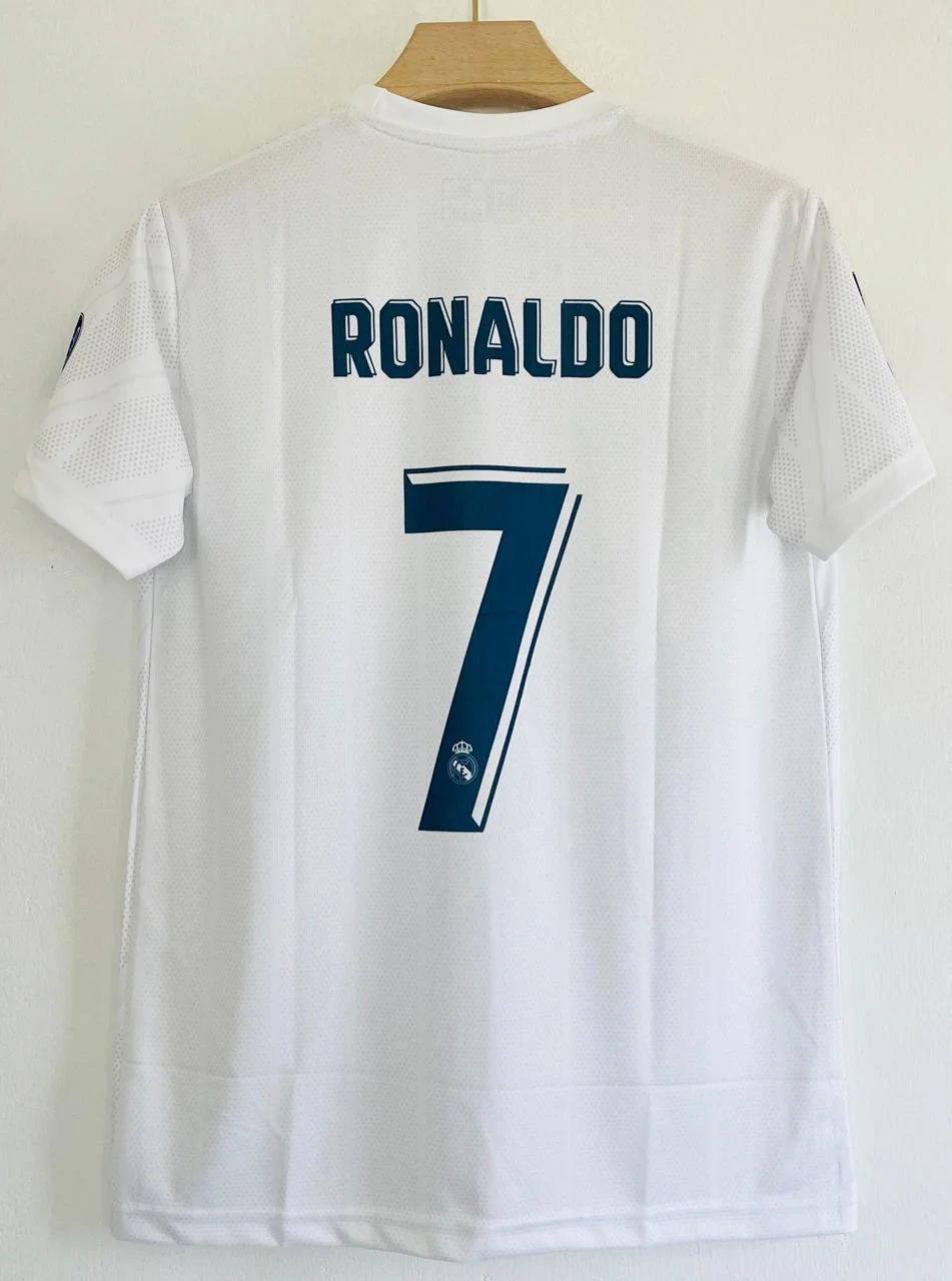 Celebrate Ronaldo’s Fifth Champions League Triumph with the 2017-18 Real Madrid Home Jersey - Image 2