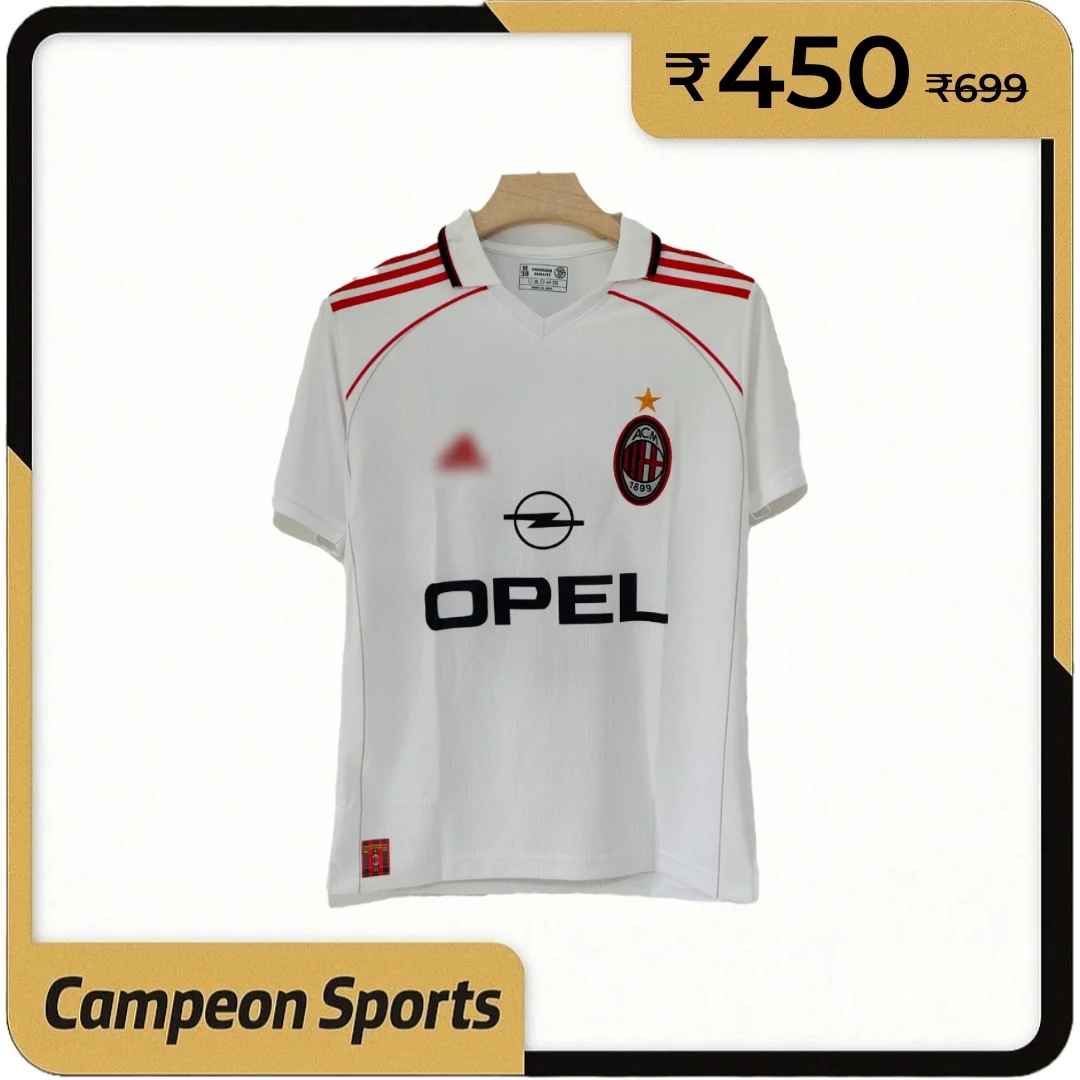 Celebrate Rossoneri Royalty with the 1999-2000 AC Milan Jersey – Paolo Maldini Embroidery Edition