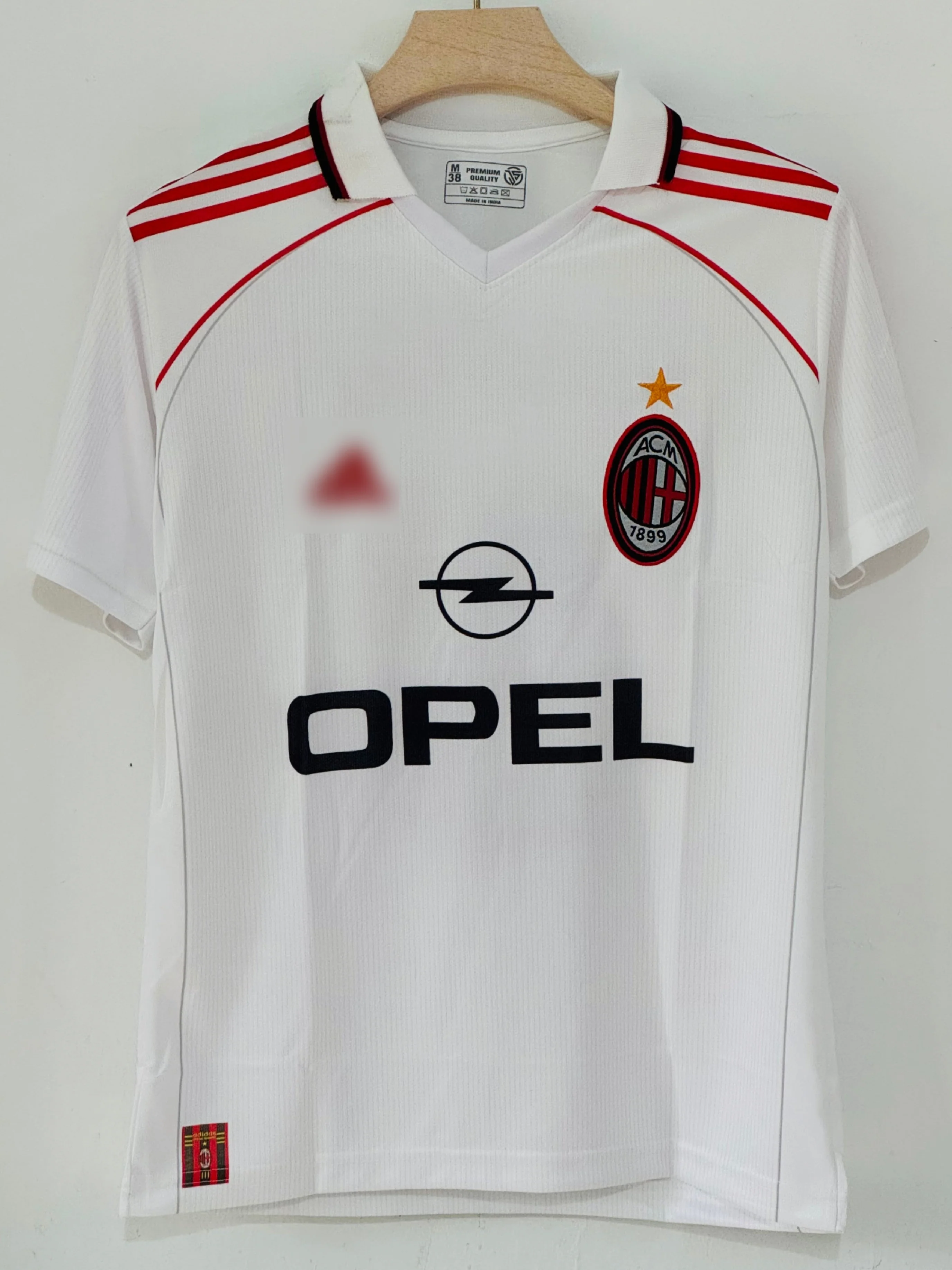 Celebrate Rossoneri Royalty with the 1999-2000 AC Milan Jersey – Paolo Maldini Embroidery Edition - Image 2