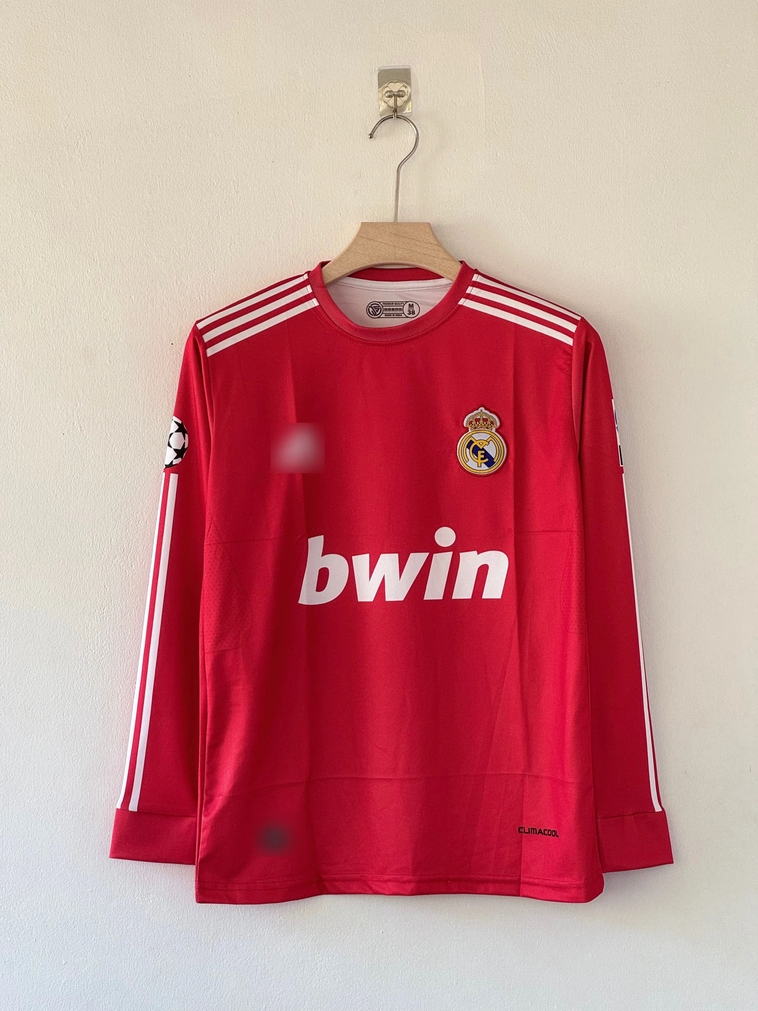 Champions in — Real Madrid 2011/12 Third Kit(red) - Image 2