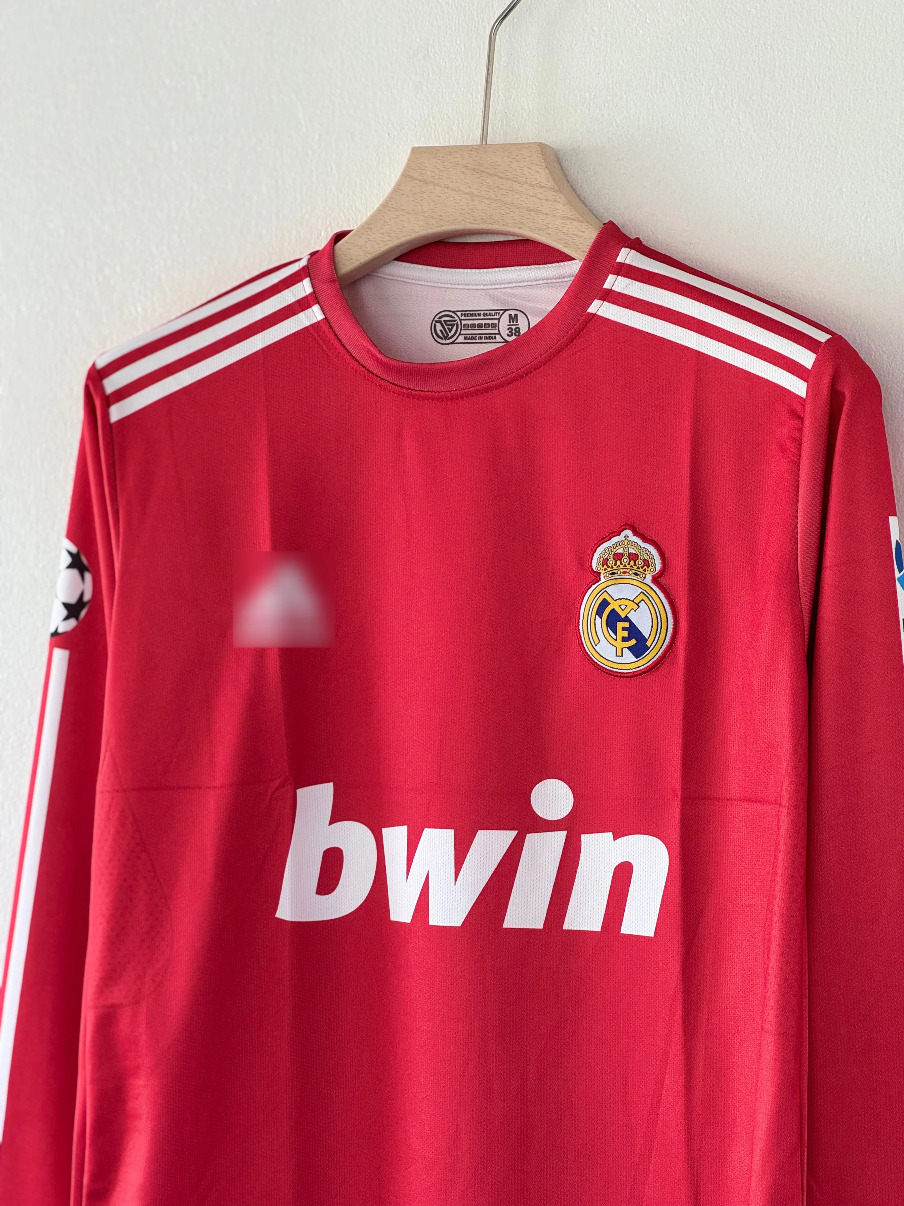 Champions in — Real Madrid 2011/12 Third Kit(red) - Image 3