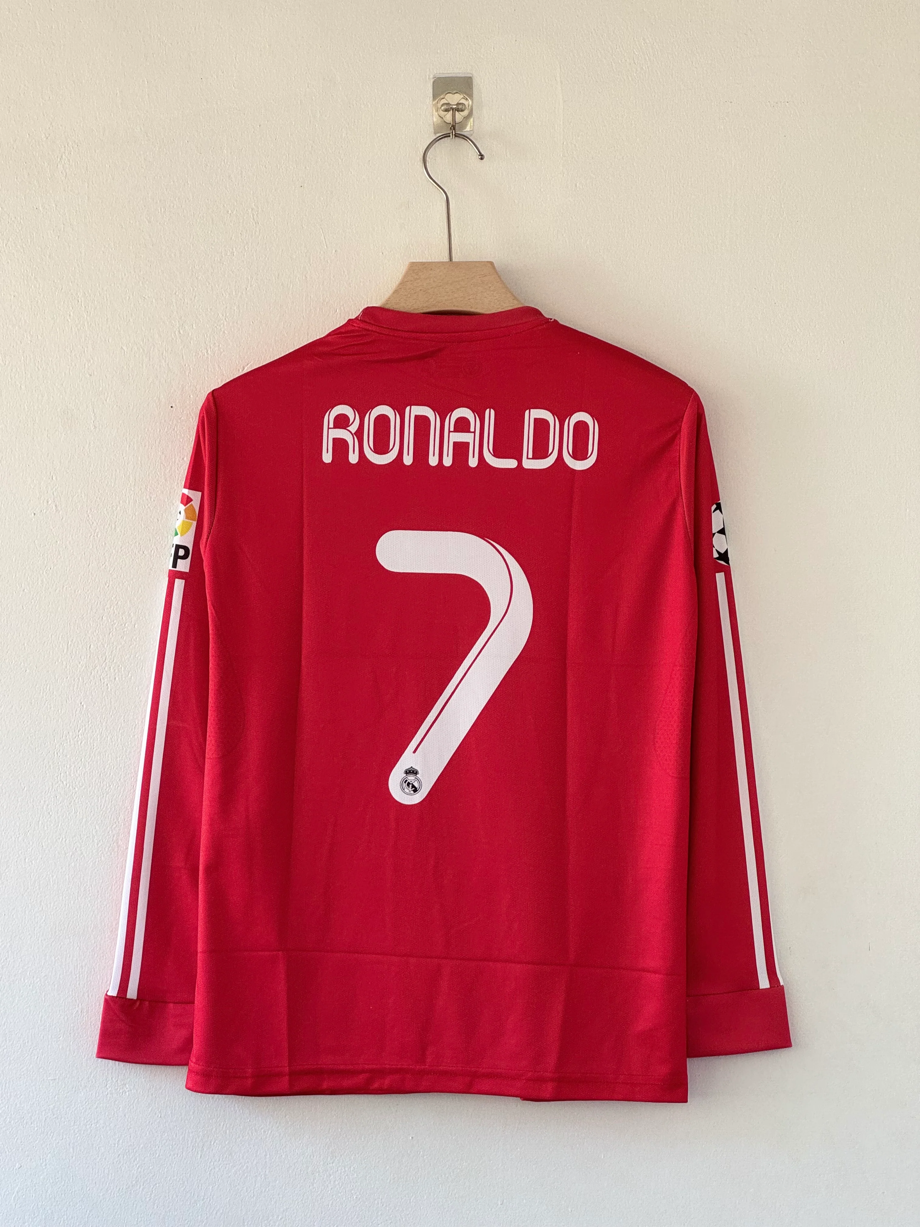 Champions in — Real Madrid 2011/12 Third Kit(red) - Image 4