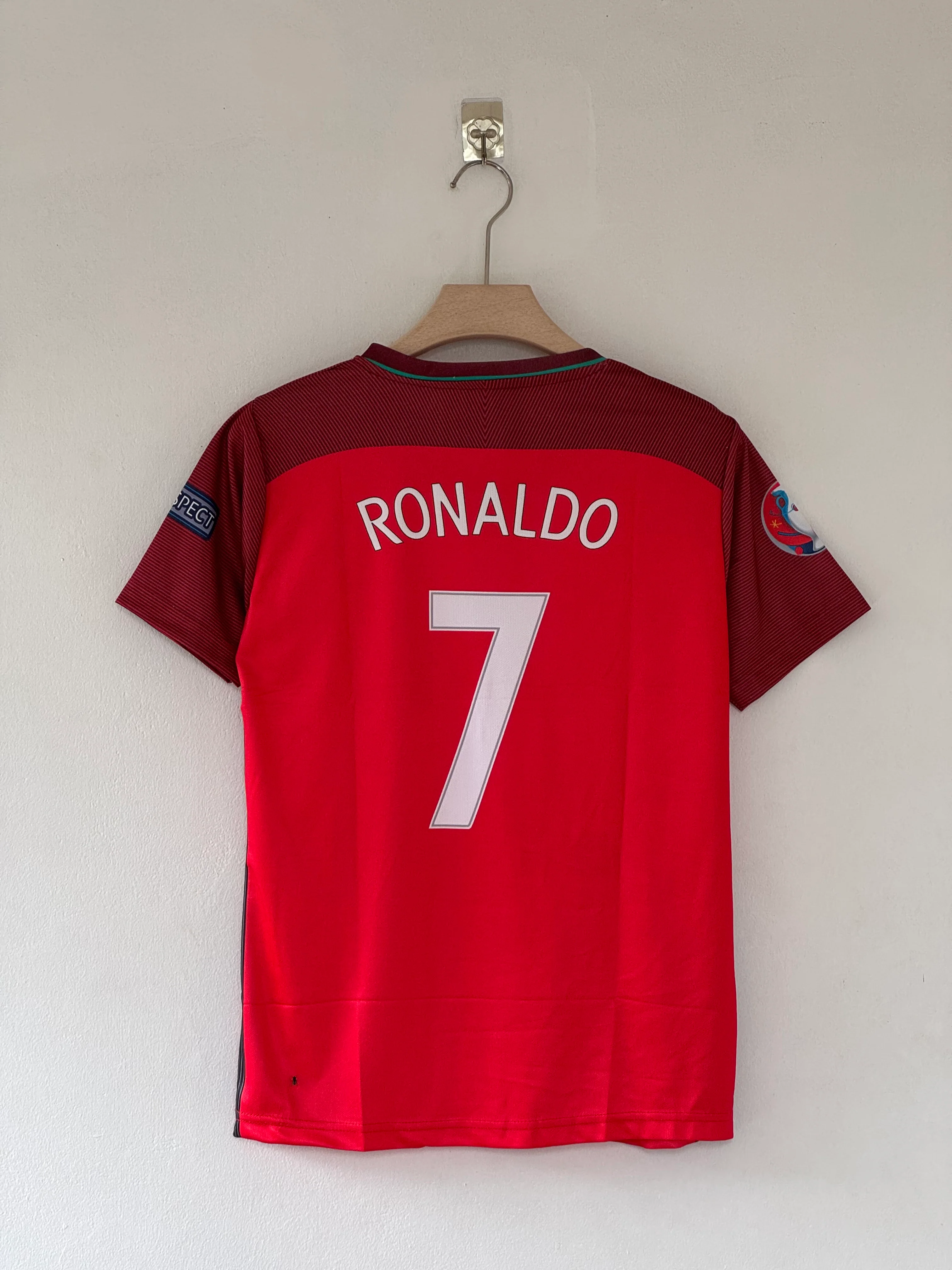Champions of Europe — Portugal 2016 UEFA Euro Final Home Jersey - Image 3