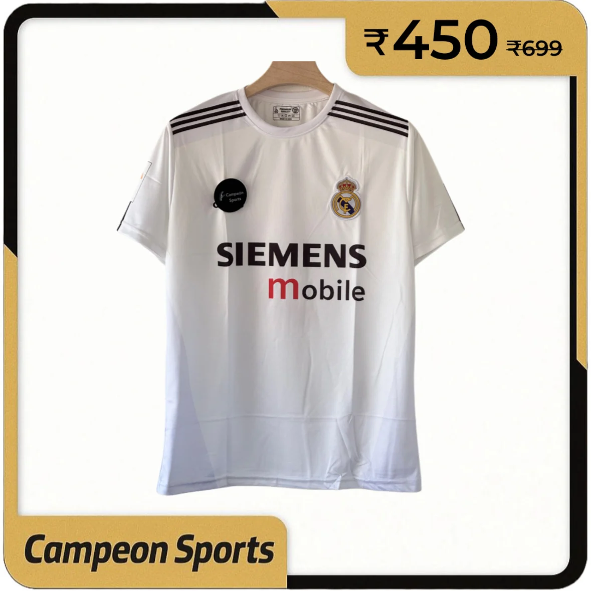 Galáctico Elegance – Real Madrid 2003/04 Zidane Home Jersey