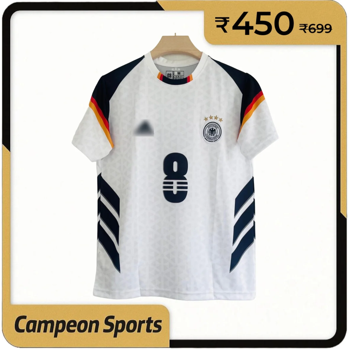 Germany National Team Concept Home Jersey – Toni Kroos Embroidery Edition
