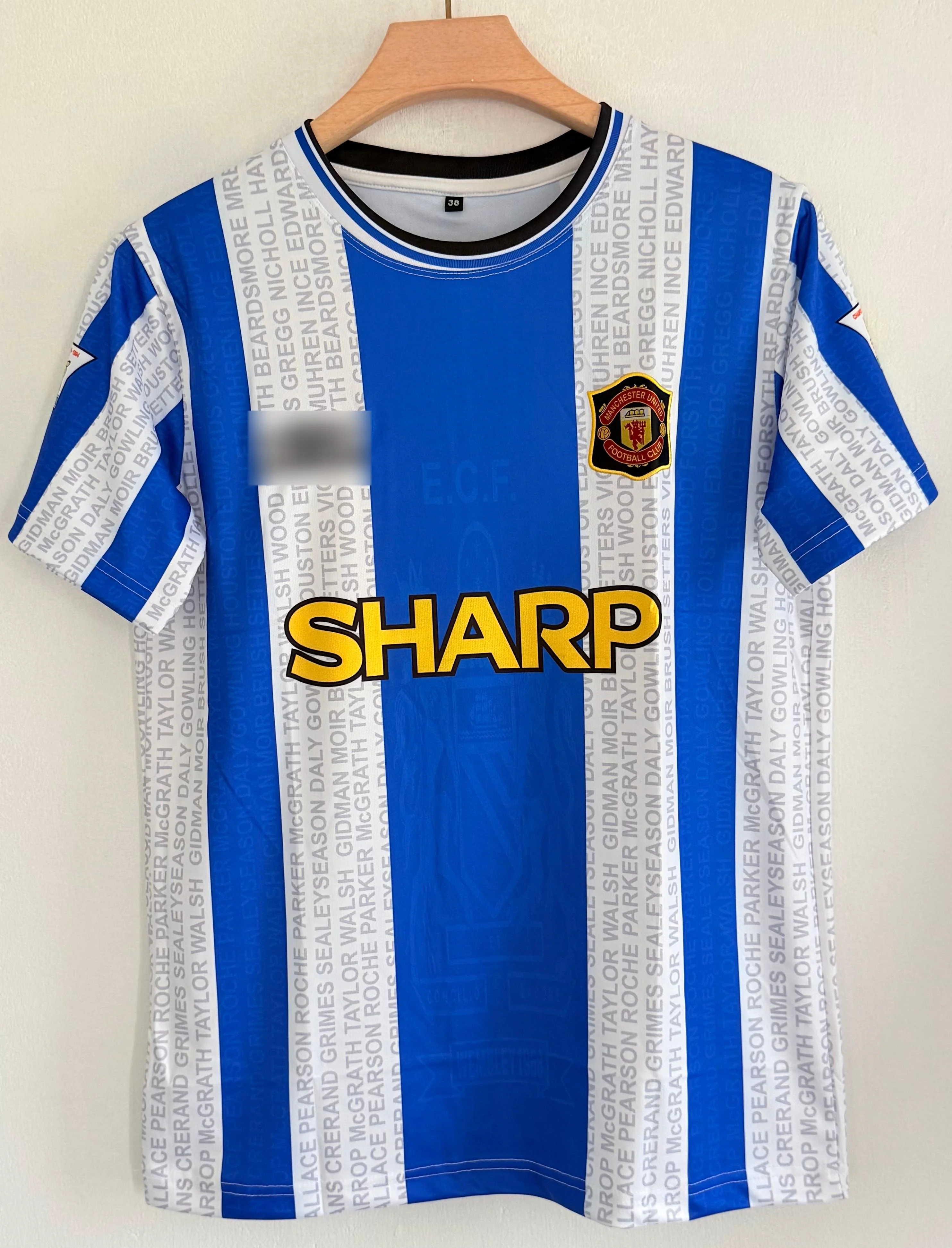 Golden Era Statement — Manchester United 1994–1996 Third Kit (round neck) - Image 2