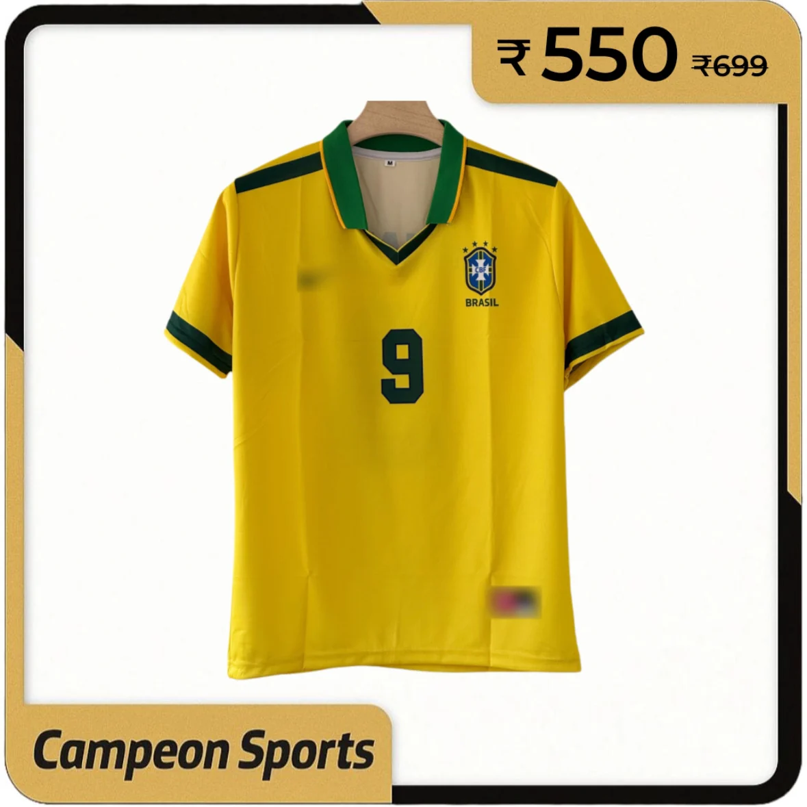 Golden Legacy — Brazil 1997–1998 World Cup Home Jersey