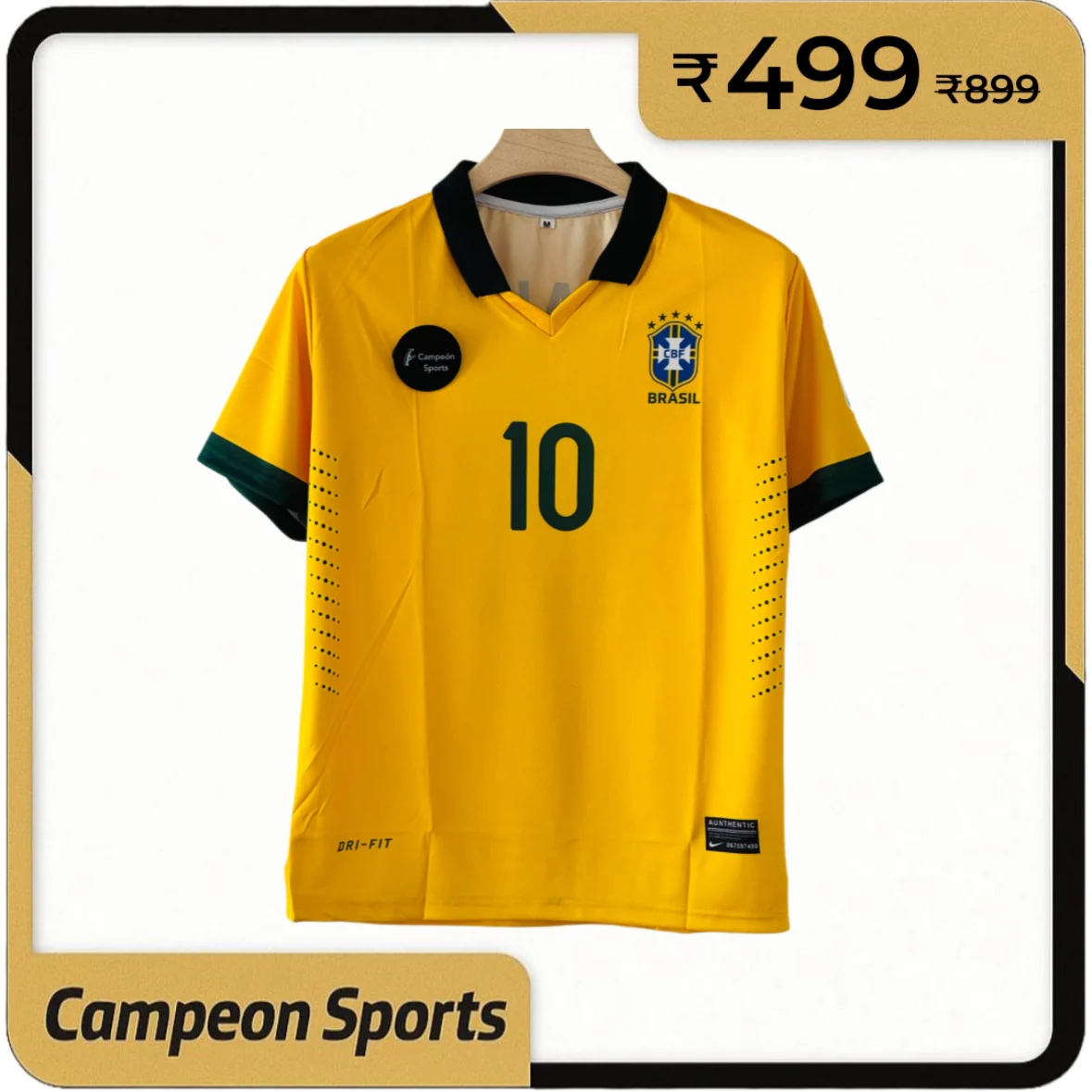 Golden Touch. Pure Class. – Brazil 2010 Kaká Home Jersey