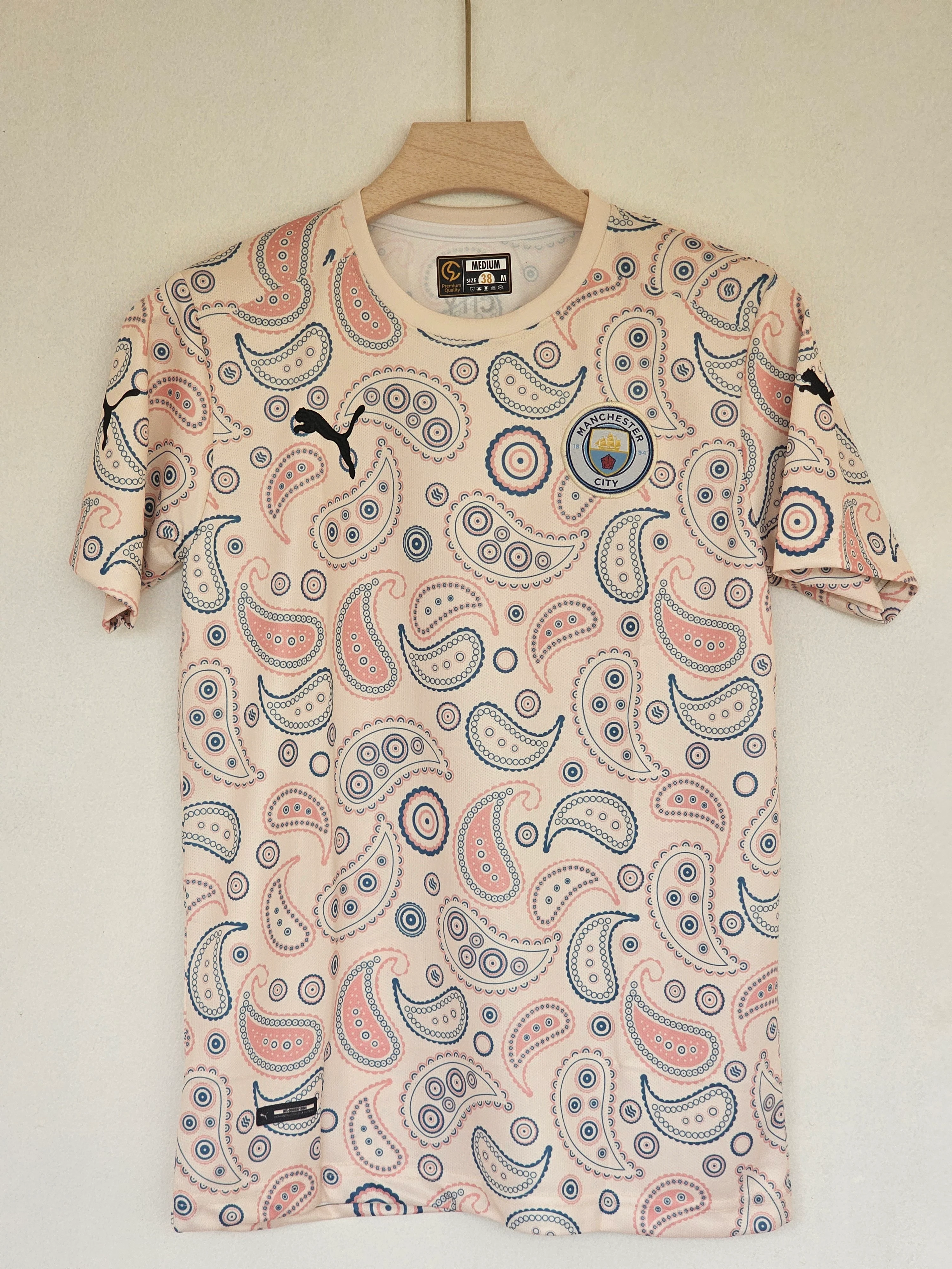 Manchester City Special Edition Paisley Embroidery Jersey