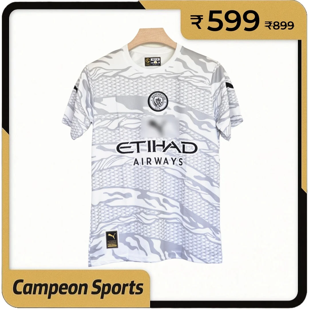 Men’s Manchester City 2024 Year of the Dragon Embroidery Jersey