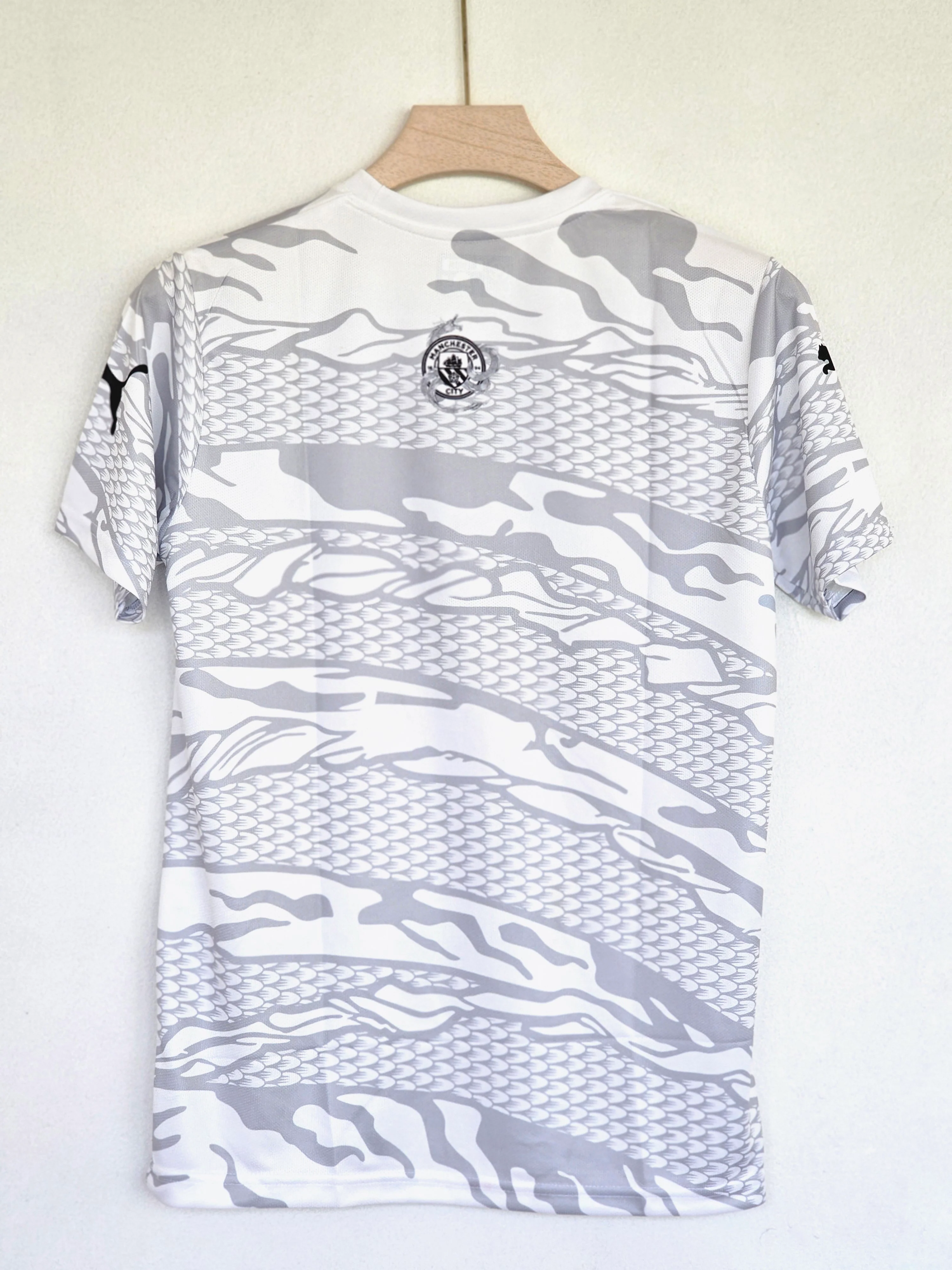 Men’s Manchester City 2024 Year of the Dragon Embroidery Jersey - Image 3