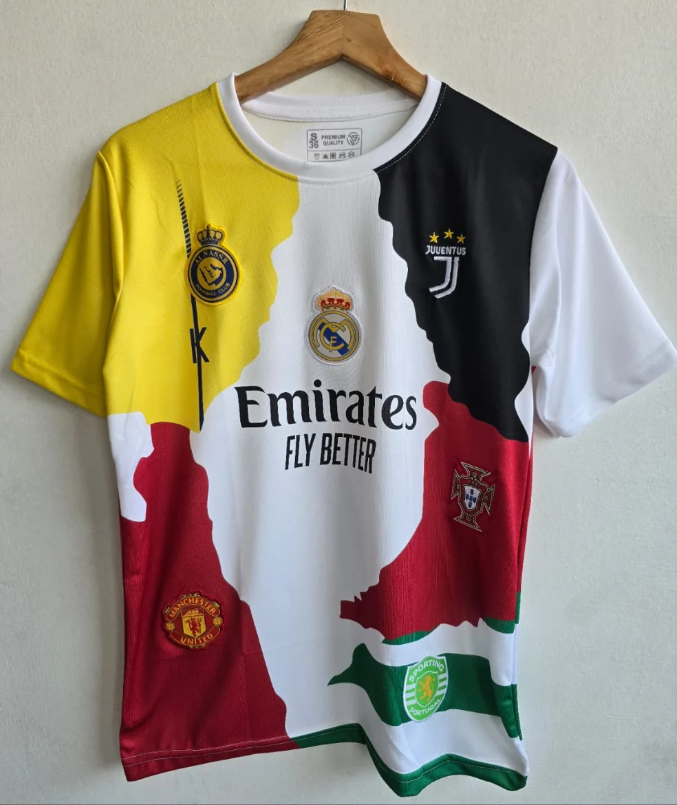One Legacy. One Jersey. – 2025-26 Cristiano Ronaldo Special Mixed Edition Jersey (All Logos Embroidery)