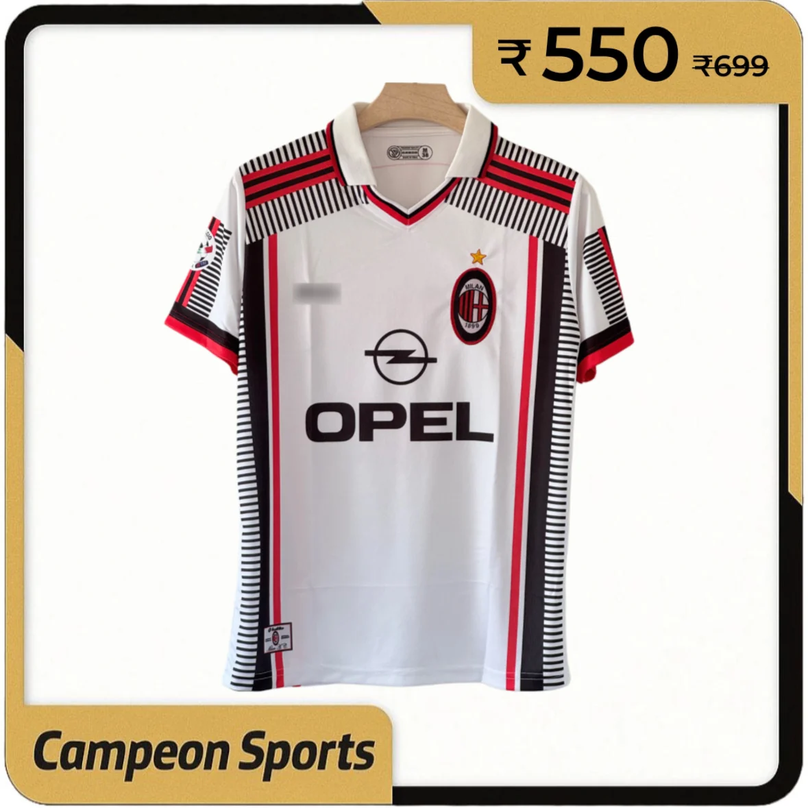 Rossoneri on the Road — AC Milan 1997/98 Away Jersey