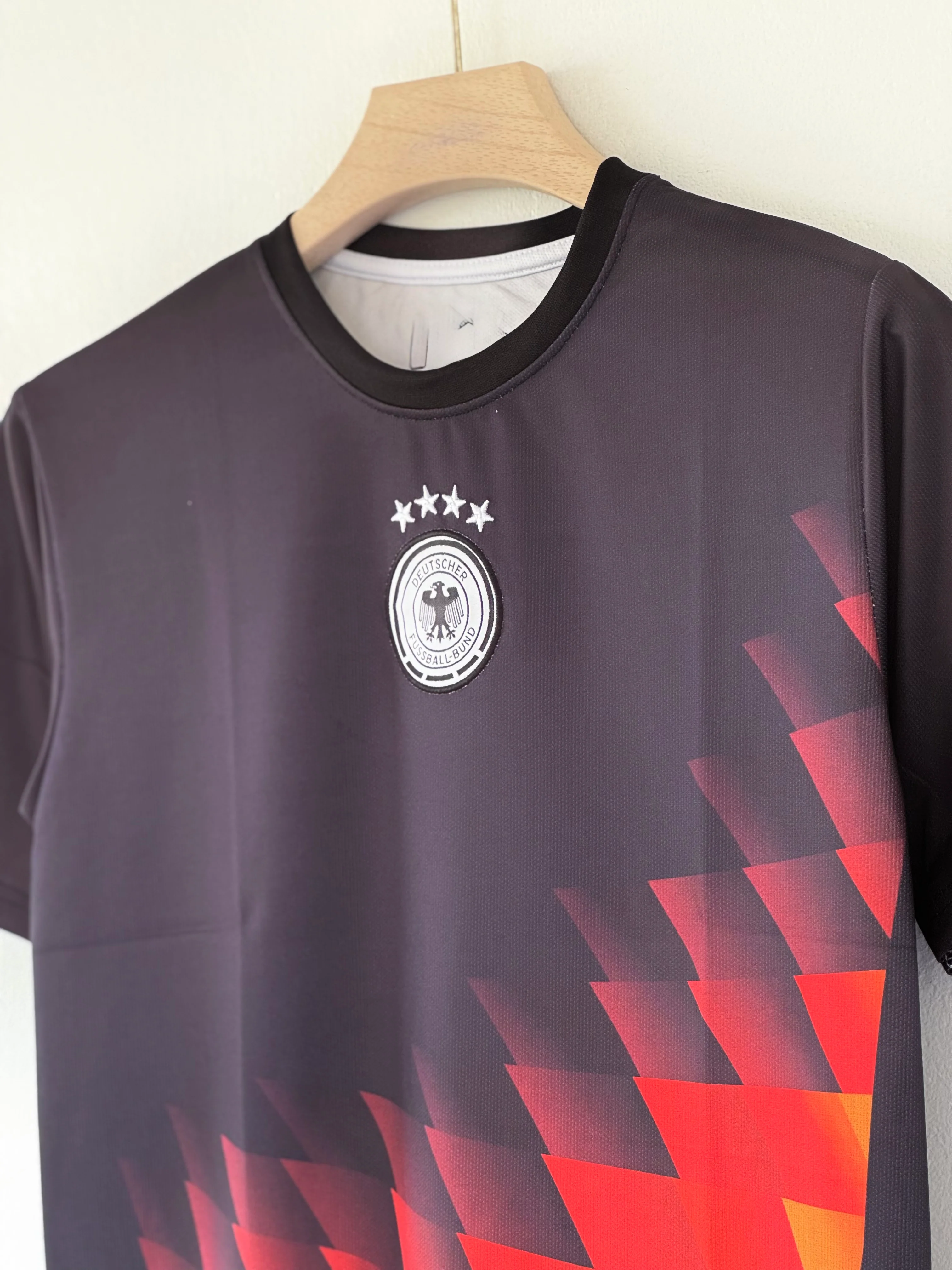 Sharp Warmups, German Engineering – Germany 2024/25 Pre-Match Kit - Image 3