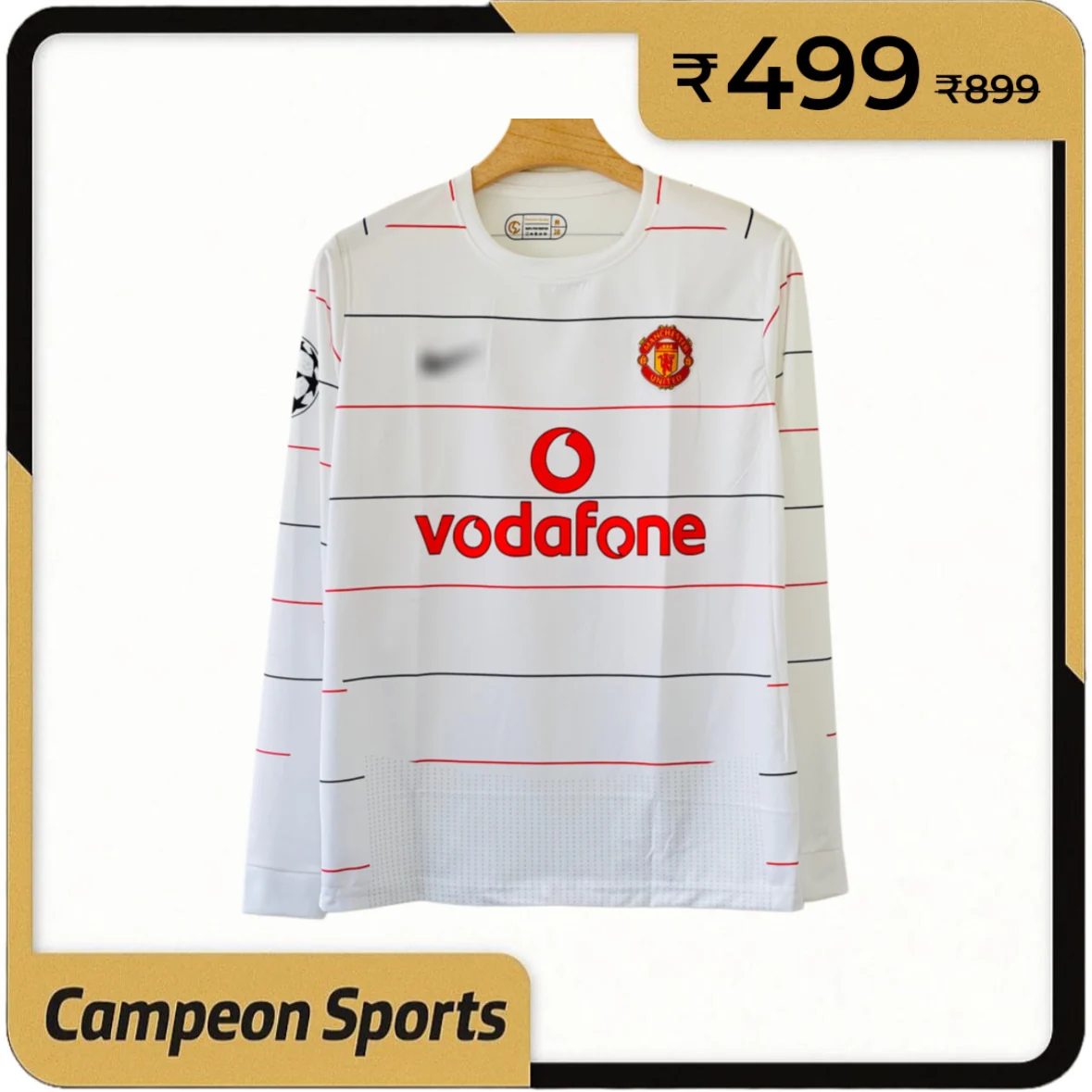 The Beginning of a Legend – 2003-04 Manchester United Third Kit – Cristiano Ronaldo Full Sleeve Embroidery Edition