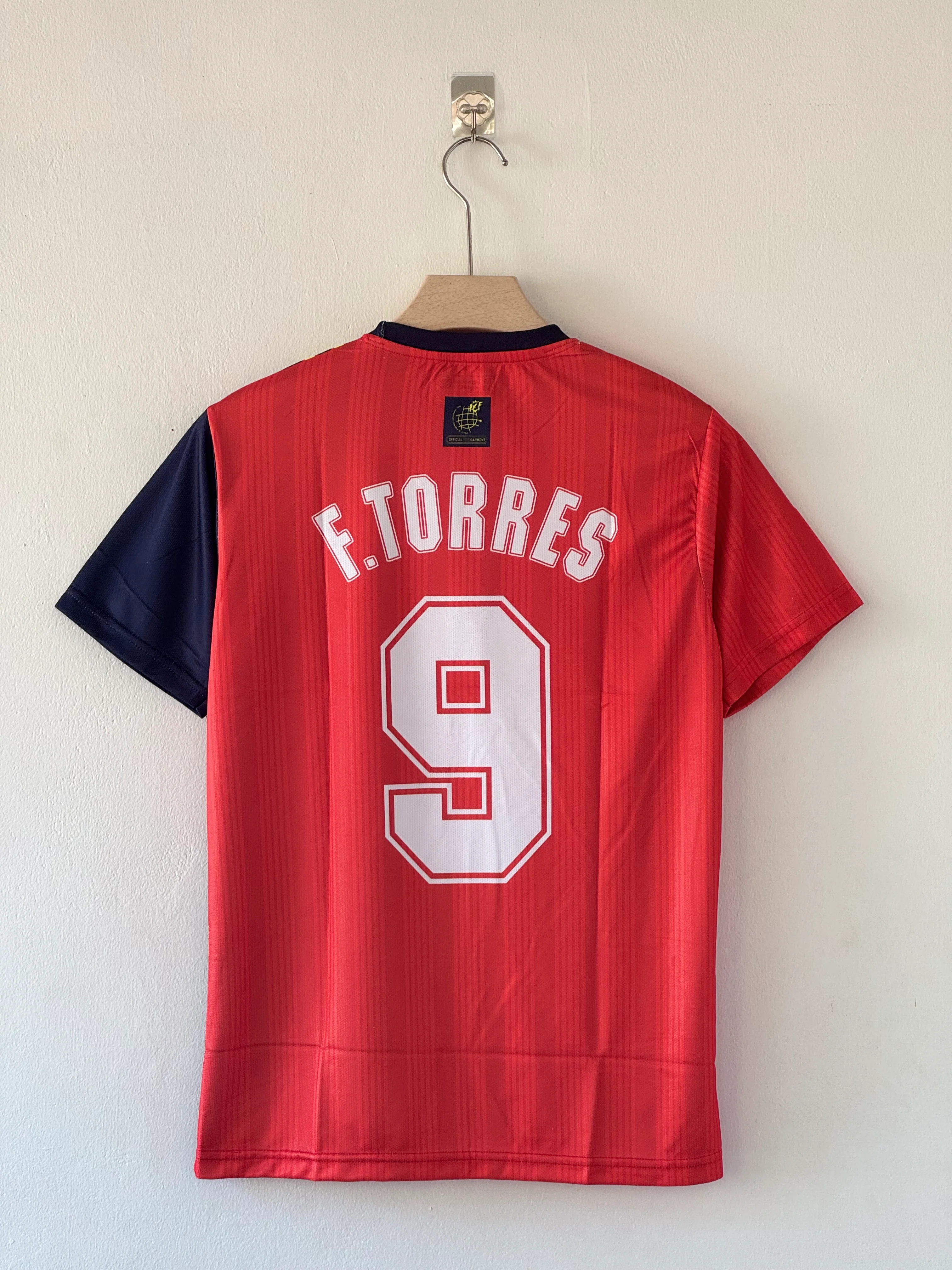 Timeless Passion – Spain 1996 Home Jersey (Torres Tribute Edition) - Image 3