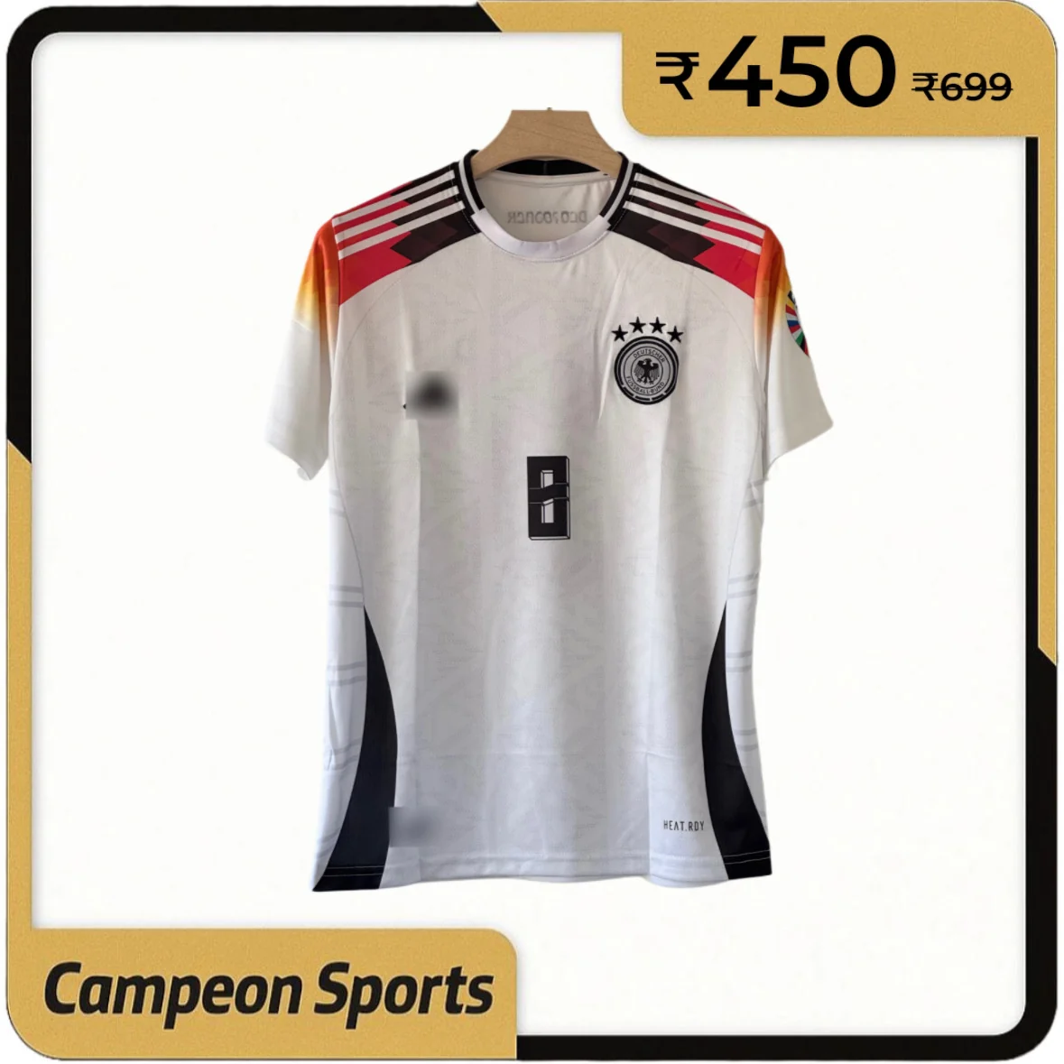 Timeless Precision —  Germany 24 Home Authentic Soccer Jersey