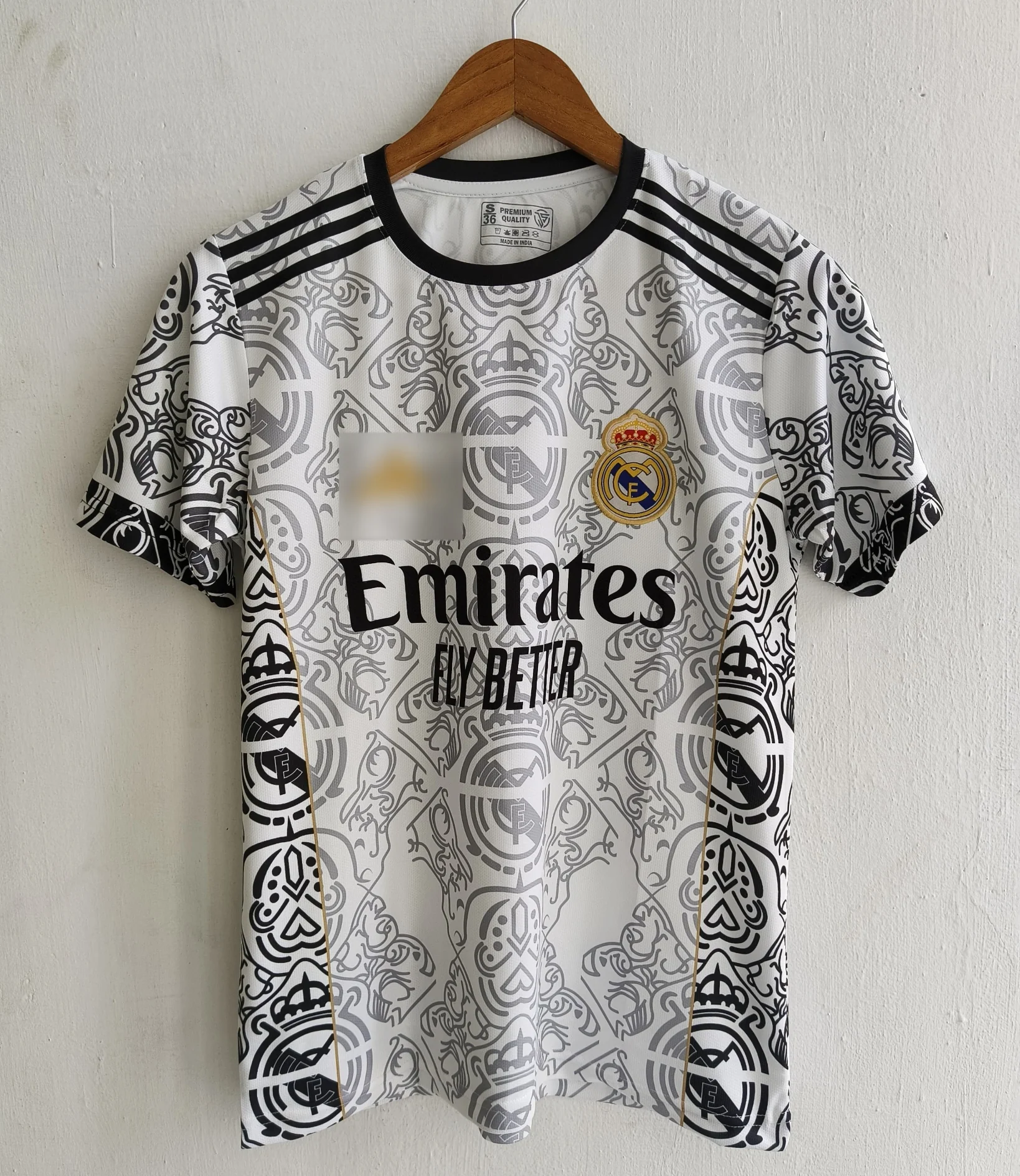 Where History Meets Innovation – 2025 Real Madrid white dragon Edition Jersey - Image 3